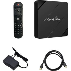 Acum Great Bee Arabic Times Muslim 4K Ultra HD TV Box, Full Streaming Halal Player, 2GB RAM 16GB ROM, Dual-Band WiFi, H313 Chip - Senior-Friendly Design with Easy Remote