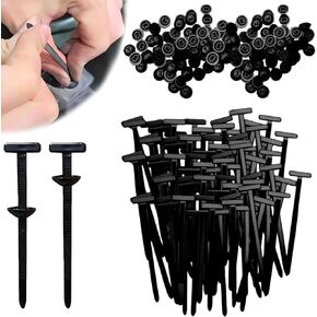 50PCS Nylon Universal Cable Tie Buckle, Cable Tie Clip Fasteners Car Body, Multifunctional Car Clips Fasteners For Daily Auto Fixing