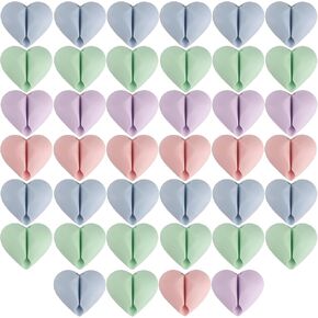40 Pcs Cable Holder Cord Clips, Adhesive Wire Cord Holder Heart Cable Organizer Clips for Desk, Home, Office, Car, Nightstand (Pink Blue Green Purple)