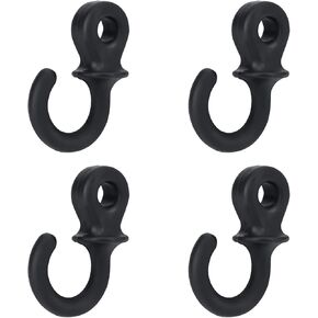 Alomejor Archery String Stabilizer 4Pcs Rubber Archery Bowstring Stabilizer Bow String (Black)