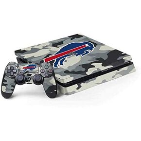Skinit Decal Gaming Skin Compatible with PS4 Slim Bundle - Officially Licensed NFL Buffalo Bills Large Logo Design