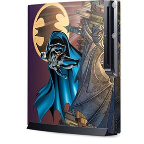 Skinit Skinit Gaming Gaming Skin متوافق مع PlayStation 3 و PS3 Slim - Warner Bros Batman المرخص رسميًا في تصميم Sky