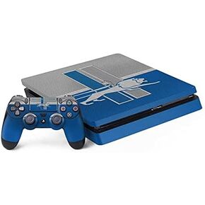 Skinit Decal Gaming Skin Compatible with PS4 Slim Bundle - Officially Licensed NFL Detroit Lions Design