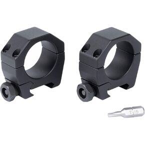 EGW Evolution Gun Works Keystone Series Scope Ring Set, 30MM Tube, .850in Low, Black, 62100