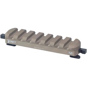 KDG Kinect 7 Slot Mount for Picatinny Rail FDE- Tool-Free Installation, Extended Accessory Mounting Platform