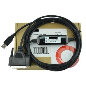 Adapter for CNC RS232 Communication Cable USB Convert DB25 Serial Download Cable
