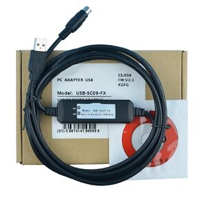 1pc Compatible with Programming Cable 1N/1S/2N Data Download Communication Connection Computer Cable USB-SC09-FX
