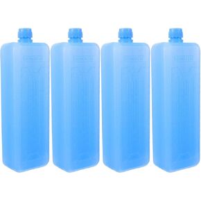 BESPORTBLE Ice Packs for Coolers, 4Pcs Reusable Ice Bottle Freezer Packs for Lunch Boxes, Cans, Coolers, Camping, Picnics, Beach, Fishing 7 * 1.56 * 2.3inch
