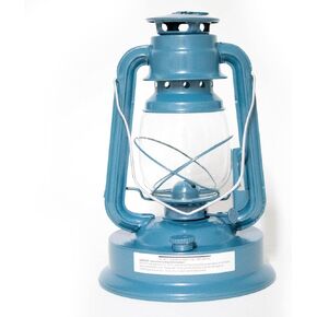 Rayo Royal Kerosene Lantern, 11.5 Inch, Powder Coated Steel, Cobalt Blue
