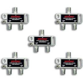 Antronix CMC2002H 2-Way- (5) حزمة-الفاصل الأفقي (2) منافذ -3.5dB 5-1002 ميجاهرتز جودة المهنة عالية الأداء ل Coax Cable TV & Internet Factory مختومة مع مسامير