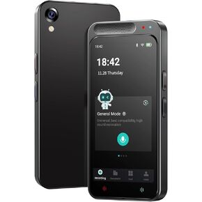 AI Voice Recorder, Digital Voice Recorder with Transcription & Summarize & Translation, 80GB Voice to Text Meeting Recorder and Transcriber, Support 134 Languages, AI Recorder Device for Lectures