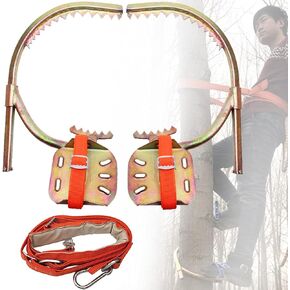 Tree Climbing Gear,Climbing Trees Artifact Electrician Wooden Pole Foot Buckle,for Hunting Observation,Picking Fruit,Coconut,Simple to Use,model600