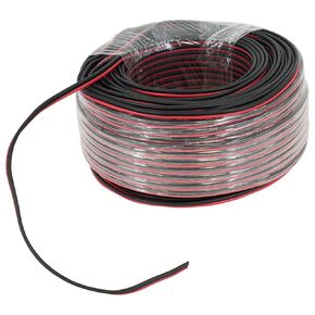 Rockville RED 16G250 OFC 16 Gauge 250 Ft Speaker Wire, 100% Copper, Flexible, Durable, for Car Audio Systems