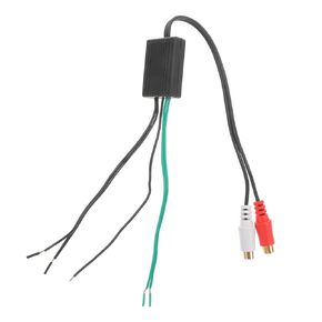 اتصال مكبر صوت كبلات الصوت من GLEAVI CAR لنظام صوت السيارة محول أنثى لسهولة التثبيت ونقل الإشارة