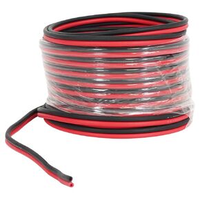 Rockville BLUE 14G25 OFC 14 Gauge 25 Foot Speaker Wire, 100% Copper, Flexible Jacket, Low Resistance, High Conductivity, for Car Audio and Home Theater