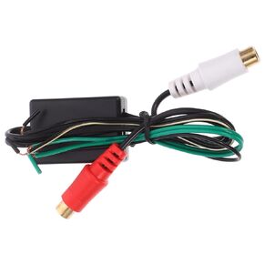 PRETYZOOM RCA to Speaker Wire RCA Adapter Line Output Converter Car Audio Supply