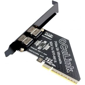 CY Adapter PCIE4.0 PCI-Express 16x to Dual Oculink SFF-8612 SFF-8611 8X VROC Adapter for Mainboard SSD Graphics Card