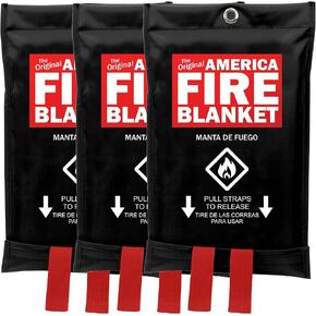 New Fire Blanket – Puts Out Fires in Seconds, Never Expires, Provides Peace of Mind
