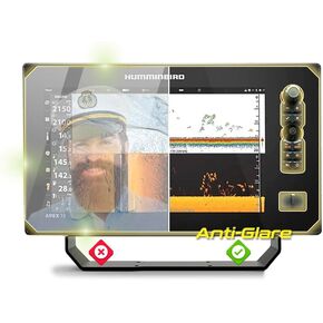 IPG Anti-Glare Made for Humminbird APEX 13 MEGA SI+ CHARTPLOTTER Display Matte Finish Screen Protector Film, Perfect for Outdoor Use for Apex13