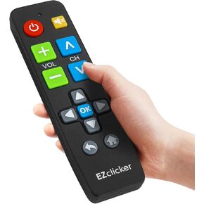 Samsung TV Remote | Big Button Universal TV Remote Control for All Samsung ONLY, Simplified and Easy to Use (2xAAA Batteries not Included) (Black)