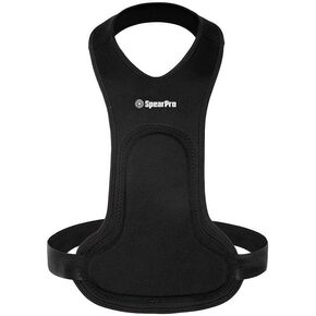 Neoprene Spearfishing Chest Pad for Men, Women, Kids, Unisex, Chest Loading Pad Protective Speargun Top Diving Vest for Fishing Hunting Scuba Spearfishing