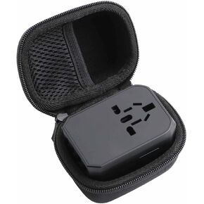 استبدال حالة سفر صعبة ، متوافق مع ceptics/tessan/epicka/newvanga/vylee/international power adapter (صغير)