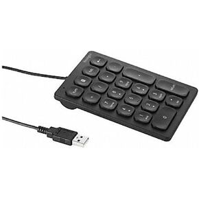 Kensington Wired Numeric Keypad with Plug & Play USB Connection, 21-Key Numpad with 4 Shortcut Keys for PC, Laptops and Other Devices (K79820WW)
