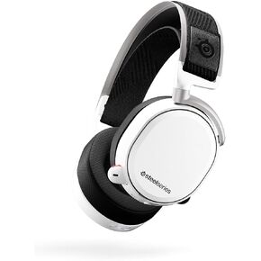 SteelSeries Arctis Pro Wireless - Gaming Headset - Hi-Res Speaker Drivers - Dual Wireless (2.4G & Bluetooth) - Dual Battery System - White
