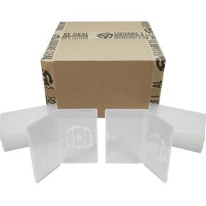 (25) Empty Clear 1 UMD Capacity 15MM Compatible with Sony PSP Replacement Boxes/Cases - #VGBR15PSPCL