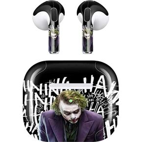 Skinit Decal Audio Skin Compatible with Apple AirPods (3rd Gen, 2021) - Officially Licensed Warner Bros Joker The Dark Knight Design