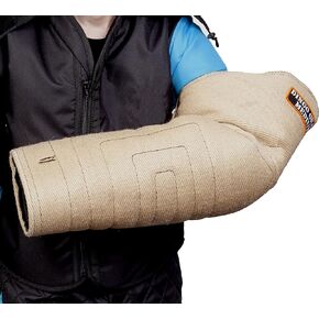 Dingo Gear Medium Hard Nylcot Bite Sleeve with Handle and Grip Inside The Bite Guard for IGP, K9, Sports, Dog Training, Black, Bite Level 4 - Expert (S01967)