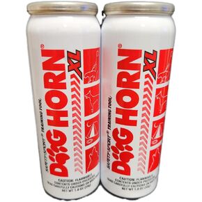 DoGhorn XL Refill Canisters (عدد 2) تسهيل تثبيت OEM الجزء XL الهواء القرن للكلاب.