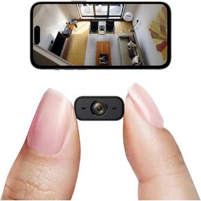 Spy Indoor Wireless Camera Mini Hidden WiFi Cameras Home Security Room Body Cam Nanny Smart Home Outdoor Cams Pet Dog Baby Camara 1080P House Portable Tiny Small Room Night Vision Door Cam