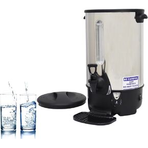 21.7L Hot Water Kettle Water Boil Dispenser Hot Water Barrel Stainless Steel Water Boiler Coffee Tea Beverage Heat Warmer