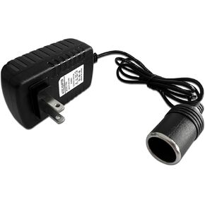 AC to DC Converter, Cigarette Lighter Adapter, 100-240V to 12V 2A 24W AC/DC Power Supply Adapter Transformer with Cigarette Lighter Socket for Car Inflator,Car Refrigerator, Car Vacuum
