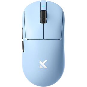Hyekit Mchouse A7 Ultra Wireless Esports Gaming Gaming Mouse ، Wireless/Wired Dual 8K Colling ، 42،000 dpi ، PAW3950 Optical Sensor ، 59G خفيفة الوزن ، 5 أزرار قابلة للبرمجة ، بطارية 130 ساعة ، للكمبيوتر الشخصي و MAC - Blue Mac - Blue Mac - Blue Mac -