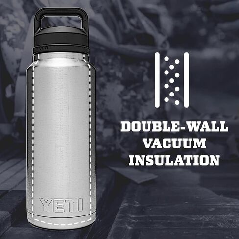 YETI Rambler 26 oz Bottle, Vacuum Insulated, Stainless Steel with Chug Cap in Kuwait