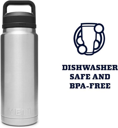 YETI Rambler 26 oz Bottle, Vacuum Insulated, Stainless Steel with Chug Cap in Kuwait