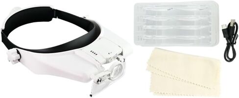 Mounted Magnifying Glass Multiple LED Lights Touch Switch Rechargeable Magnifying Glass in Saudi Arabia