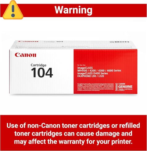 خرطوشة حبر كانون اوريجينال 104 - اسود in Kuwait
