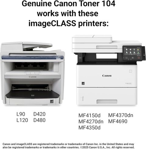 خرطوشة حبر كانون اوريجينال 104 - اسود in Kuwait