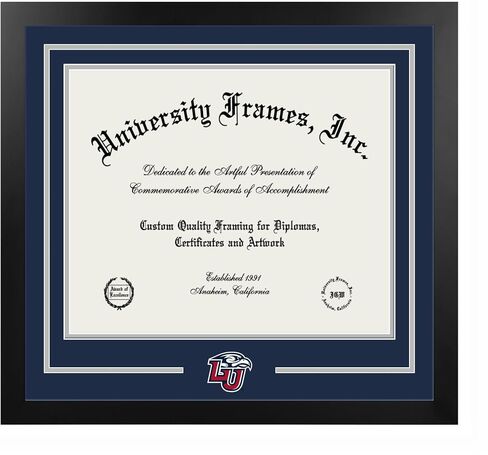إطار أسود من Campus Images NCAA Liberty Flames للجنسين دبلومة الروح مانهاتن مع طباعة حجرية إضافية، أسود، مقاس واحد in Saudi Arabia