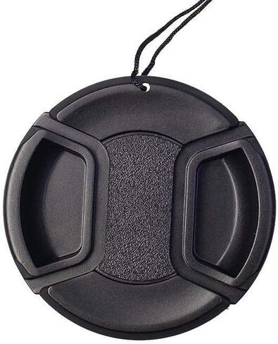 49mm Lens Cap with Lens Cap Leash Hole Bundle for Canon Nikon Sony DSLR Cameras (49mm) in Kuwait