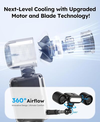 foryou Car Fans Seat Cooling Fan USB Fan 3 Wind Speeds with Night Light Portable Fans for Car Backseat for Kids in Saudi Arabia