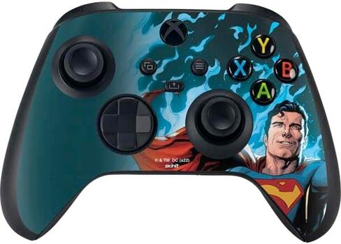 Skinit Skinit Gaming Gaming Skin متوافق مع جهاز التحكم Xbox Series X - Cover Comics Superman Action Comics مرخصة رسميًا. in Kuwait