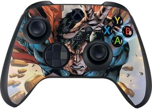 Skinit Skinit Gaming Gaming Skin متوافق مع جهاز التحكم Xbox Series X - Cover Comics Superman Action Comics مرخصة رسميًا. in Kuwait