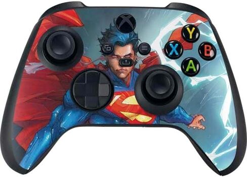 Skinit Skinit Gaming Gaming Skin متوافق مع جهاز التحكم Xbox Series X - Cover Comics Superman Action Comics مرخصة رسميًا. in Kuwait