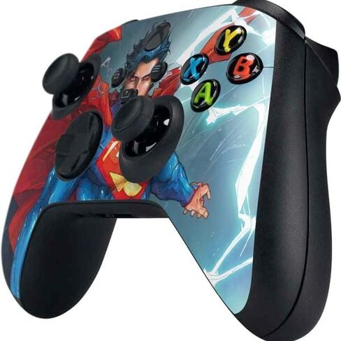Skinit Skinit Gaming Gaming Skin متوافق مع جهاز التحكم Xbox Series X - Cover Comics Superman Action Comics مرخصة رسميًا. in Kuwait