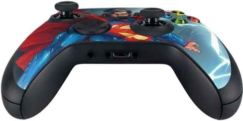 Skinit Skinit Gaming Gaming Skin متوافق مع جهاز التحكم Xbox Series X - Cover Comics Superman Action Comics مرخصة رسميًا. in Kuwait