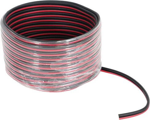 Rockville BLUE 16G25 16 Gauge 25 Foot Speaker Wire, 100% Copper, Flexible Jacket, High-Fidelity Sound, Easy Polarity, for Car Audio and Home Theater in Saudi Arabia